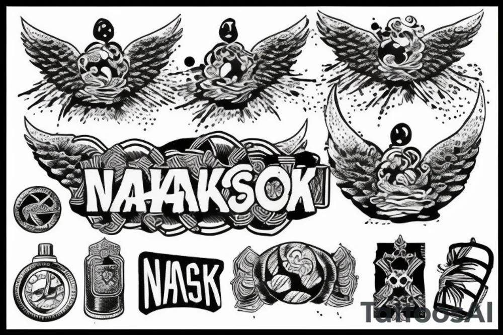 world war 2 nagasaki tattoo idea