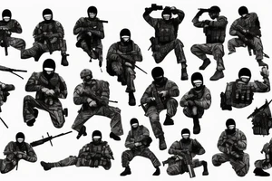 tactical soldier special forces tattoo idea