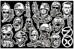 tactical soldier special forces tattoo idea