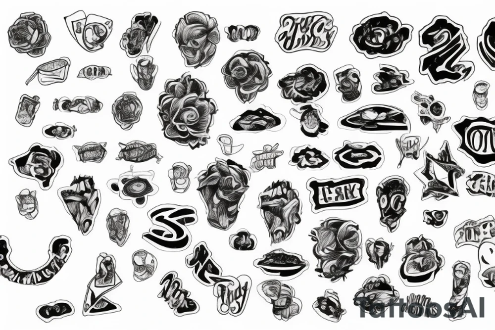 numbers tattoo idea