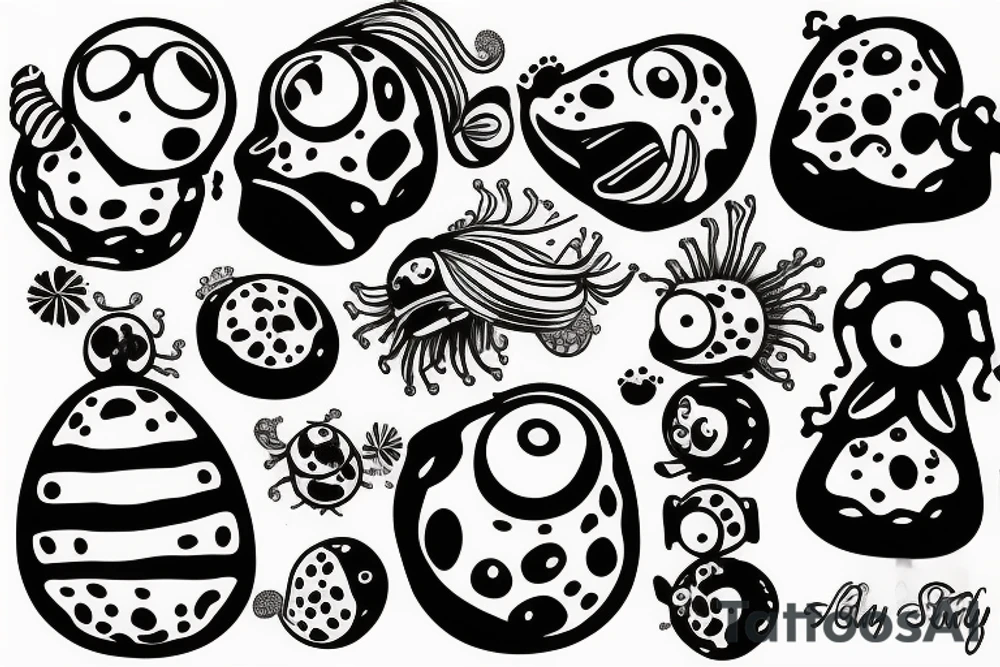 spongebob jelly fish song tattoo idea