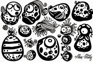 spongebob jelly fish song tattoo idea
