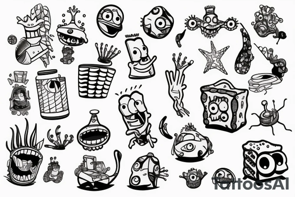 SpongeBob tattoo idea