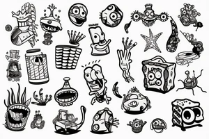 SpongeBob tattoo idea