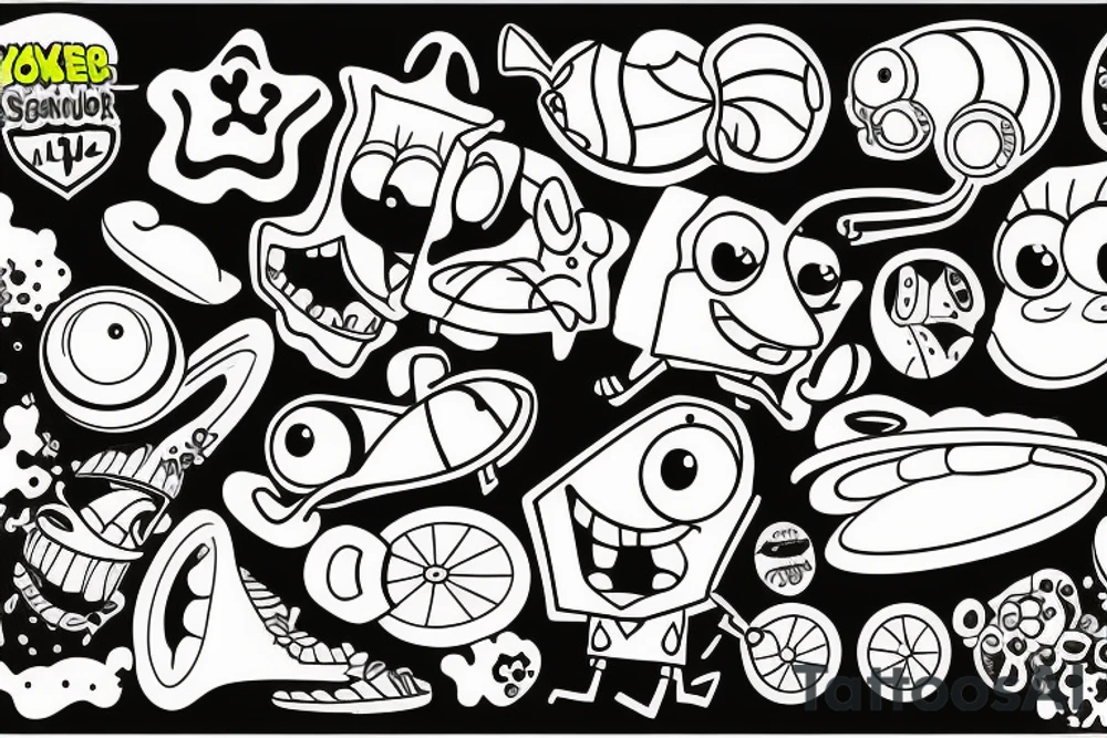 SpongeBob tattoo idea