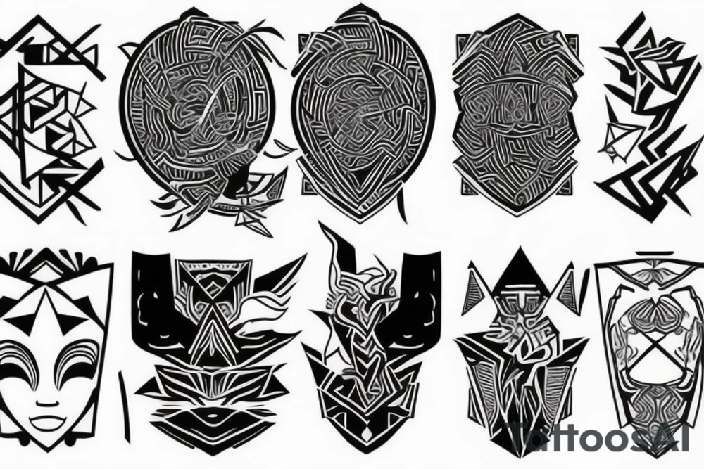 Ying and yan tattoo idea