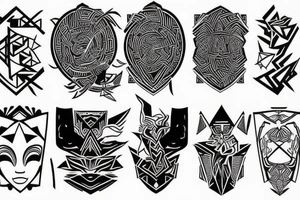 Ying and yan tattoo idea