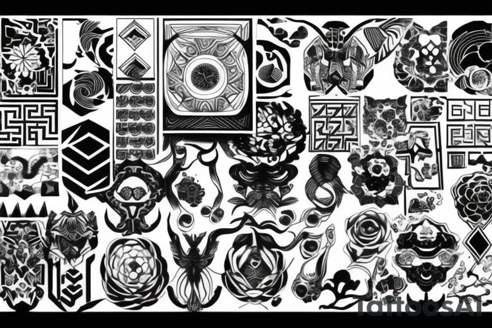 Ying and yan tattoo idea