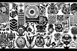 Ying and yan tattoo idea