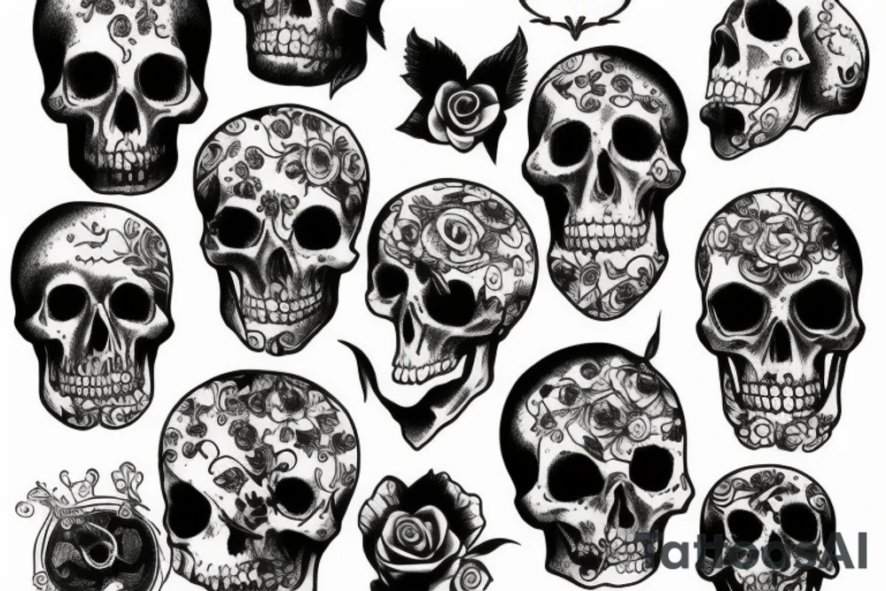 memento mori tattoo idea