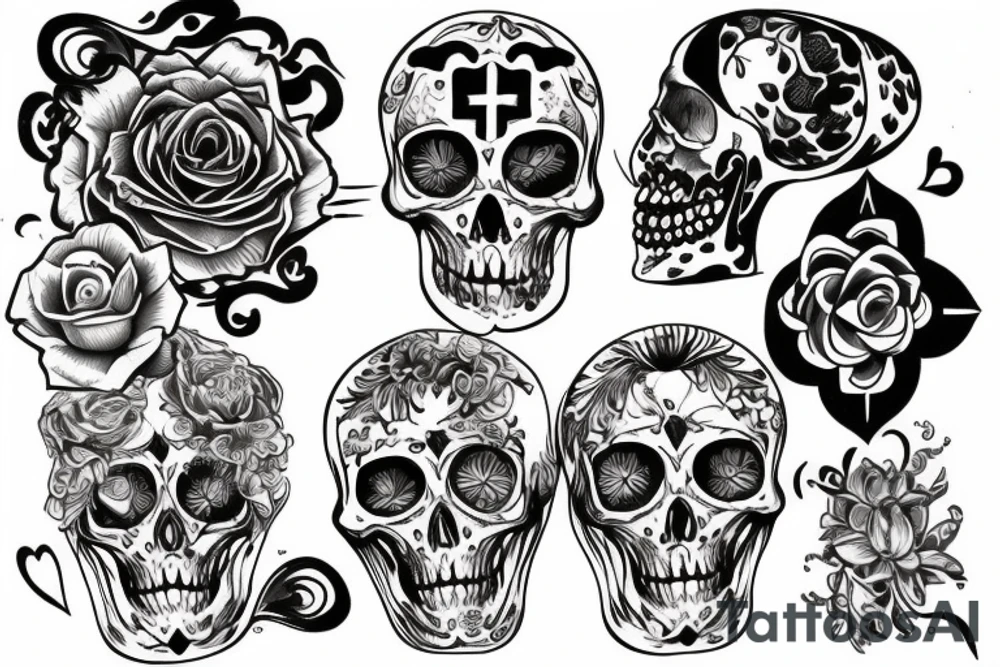 memento mori leters but without looking about death but more about life tattoo idea