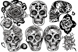 memento mori leters but without looking about death but more about life tattoo idea