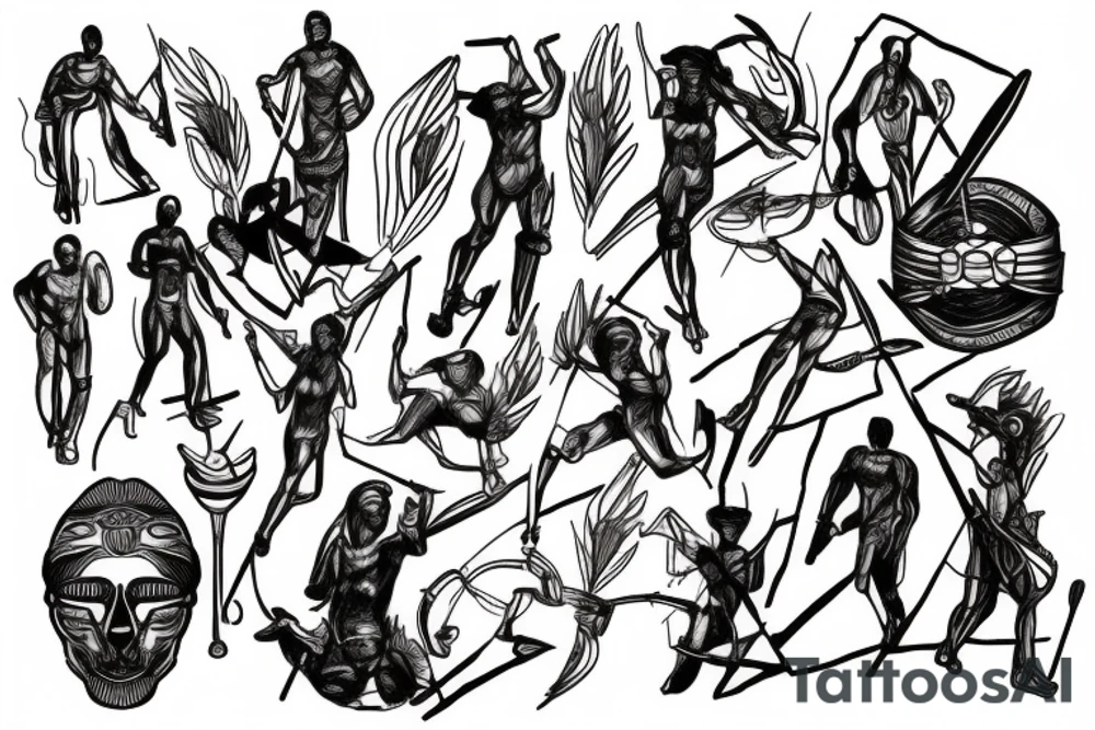 Man in the arena tattoo idea