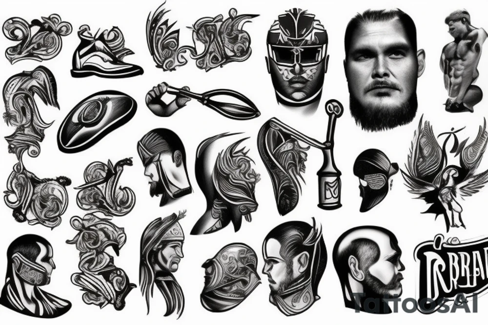 Man in the arena tattoo idea