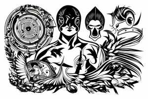 man in the arena tattoo idea