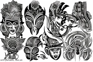 Divine connection to Source tattoo idea