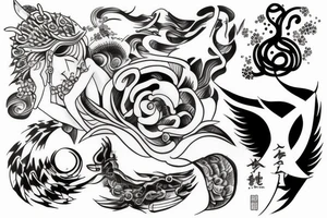 Divine connection to Source tattoo idea