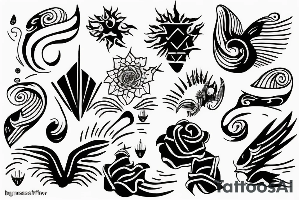 Divine connection to Source tattoo idea