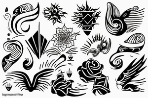 Divine connection to Source tattoo idea