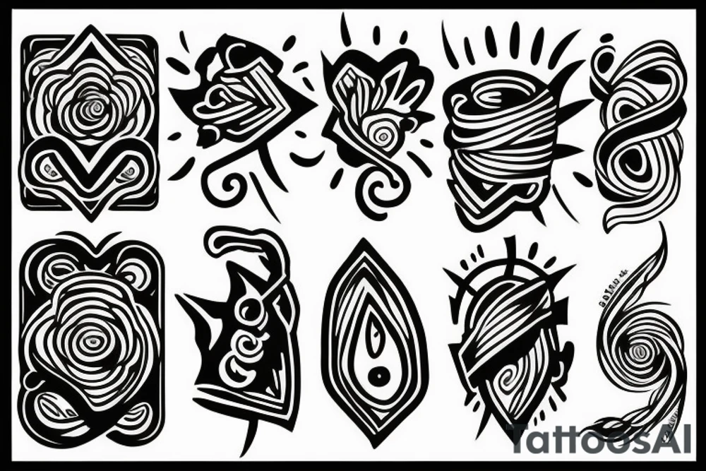 Divine connection to Source tattoo idea