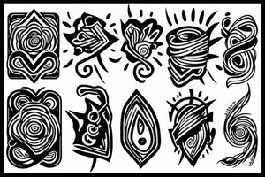 Divine connection to Source tattoo idea
