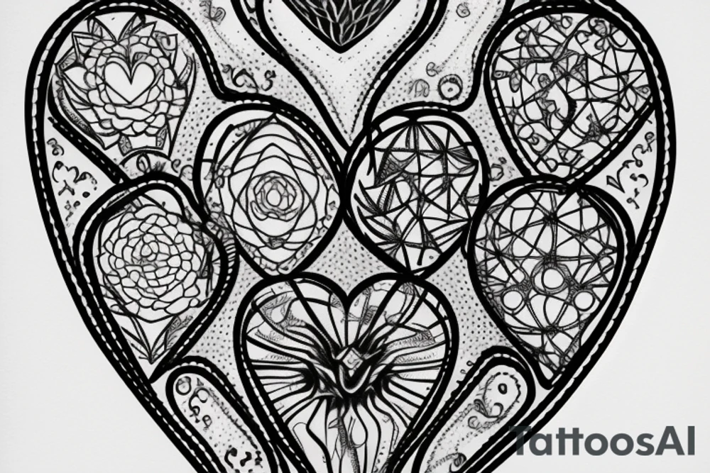 Barbwire heart tattoo idea