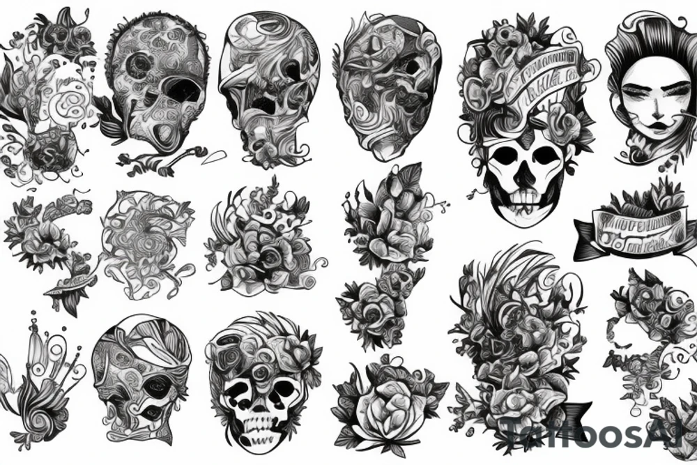 friendshop men and women tattoo idea