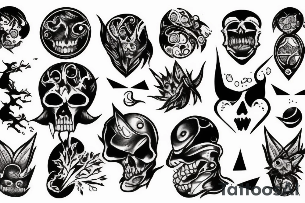 darkness tattoo idea