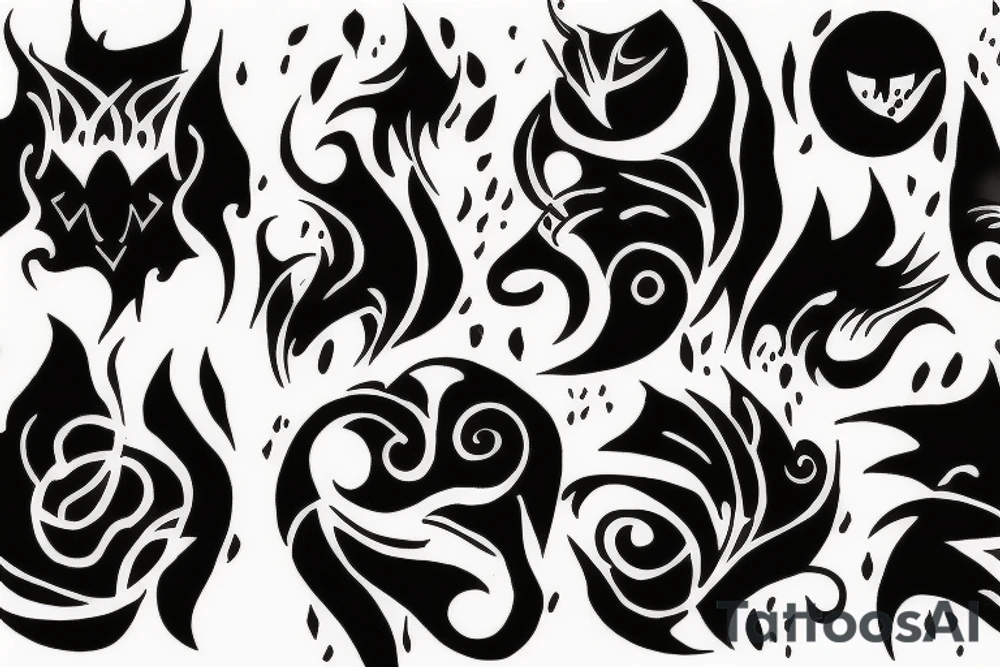 darkness tattoo idea