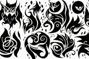 darkness tattoo idea