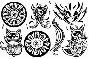 three small matching tattoos for best friends tattoo idea