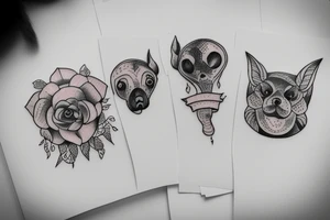 three small matching tattoos for best friends tattoo idea