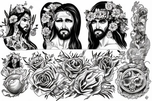 JESUS cruz tattoo idea