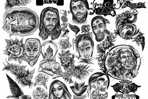 JESUS cruz tattoo idea
