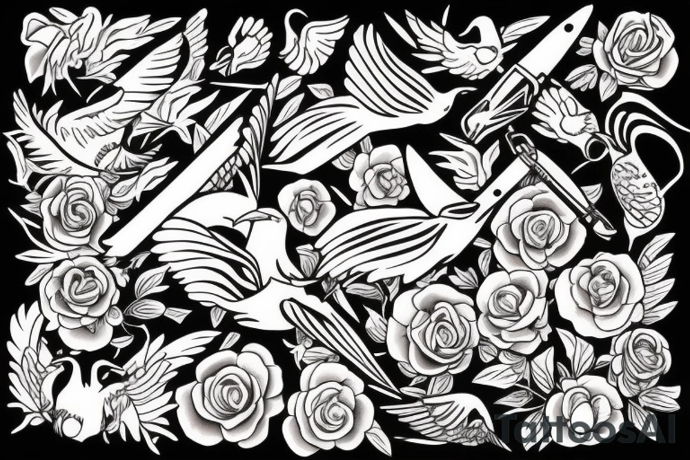Swallow tattoo idea