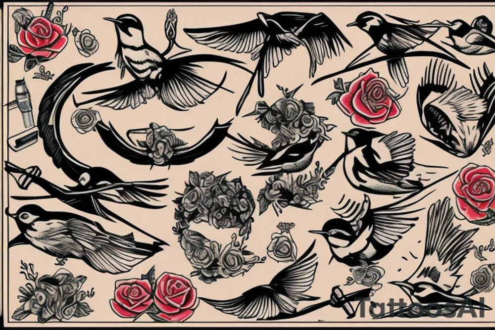 Swallow tattoo idea