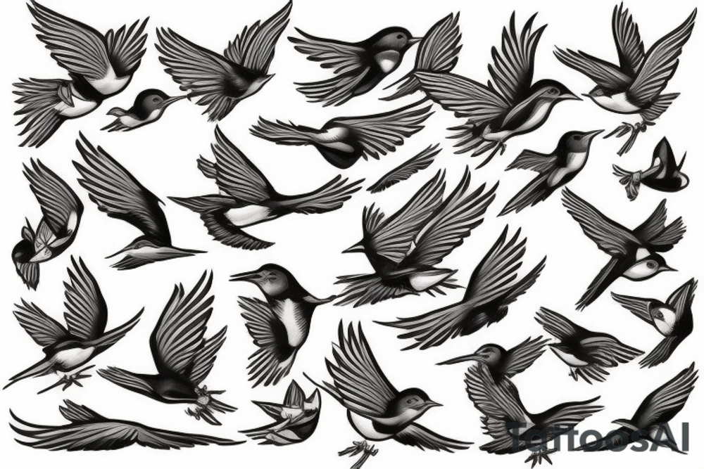 Swallow tattoo idea