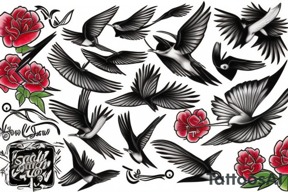 Swallow tattoo idea