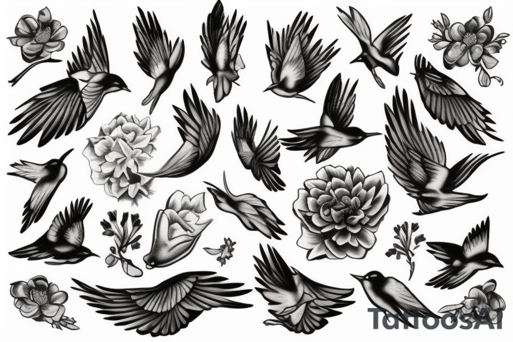 Swallow tattoo idea