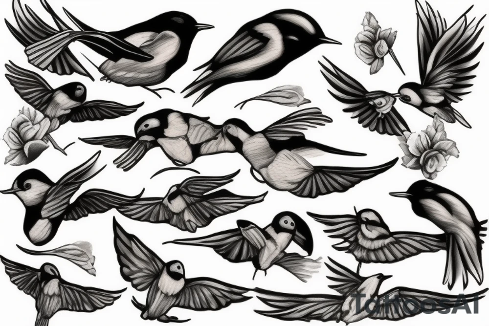 Swallow tattoo idea