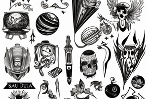 saturn tattoo idea