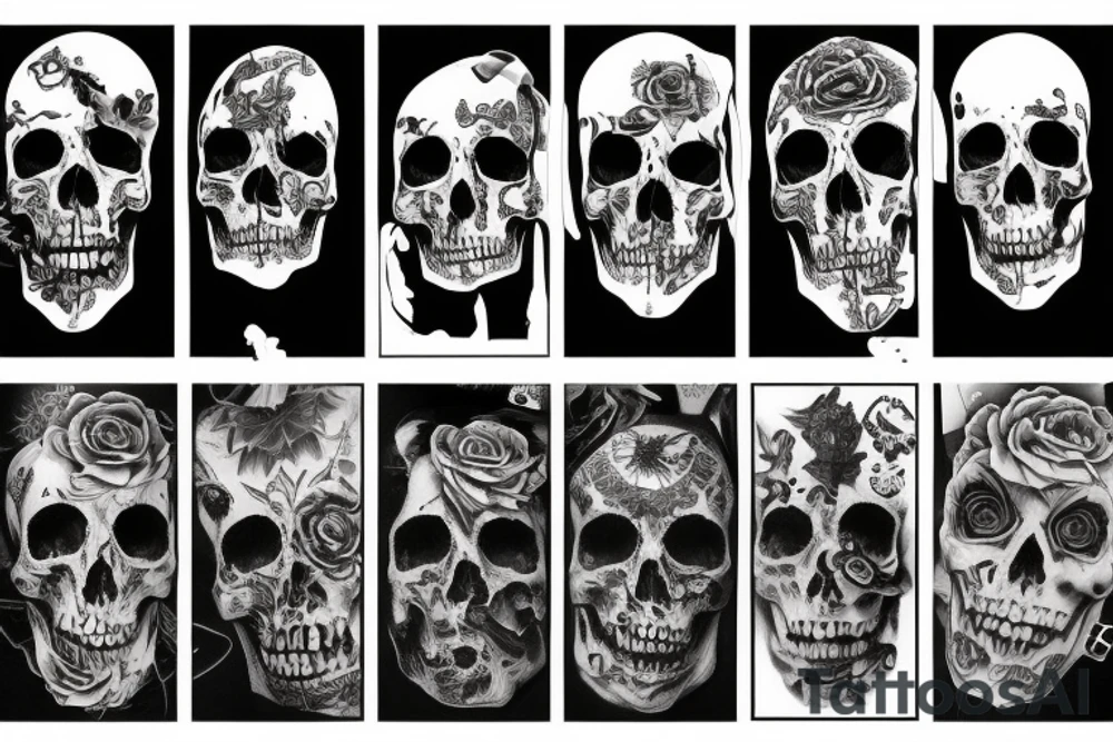 dead, life tattoo idea