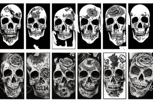 dead, life tattoo idea