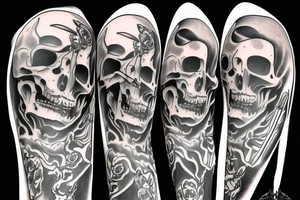 grim reaper tattoo idea
