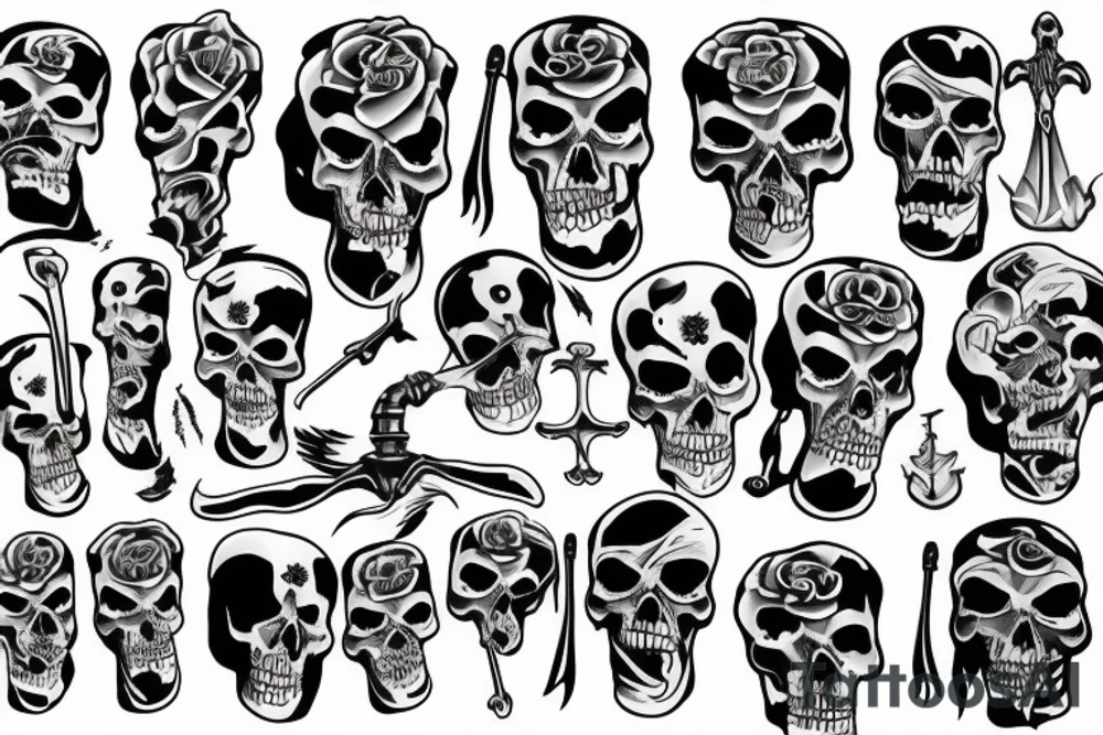 grim reaper tattoo idea
