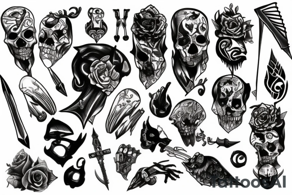 Dagger tattoo idea