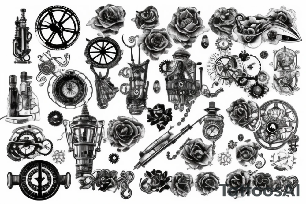 steampunk tattoo idea