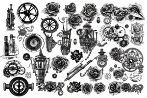 steampunk tattoo idea