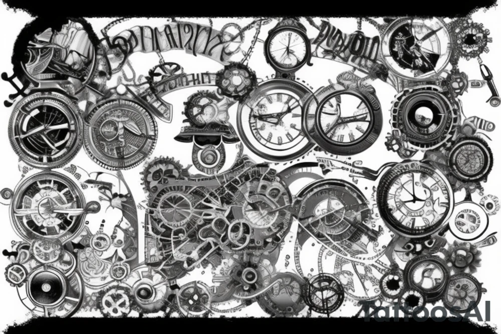 steampunk tattoo idea