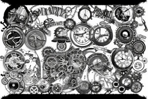 steampunk tattoo idea